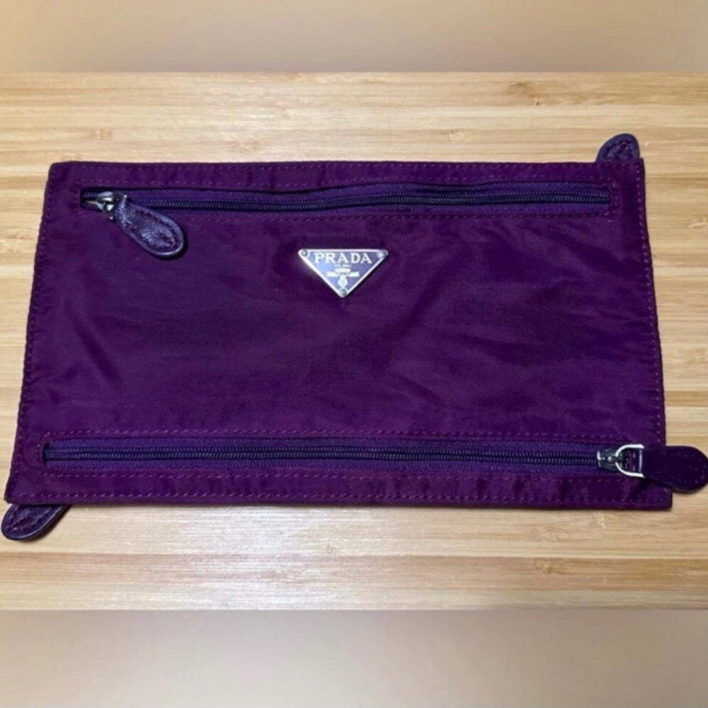 PRADA Authentic Burgundy Money Pouch